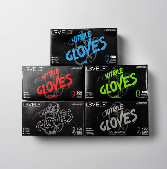 Nitrile Gloves Bundle - 5 Pack Assorted Colors