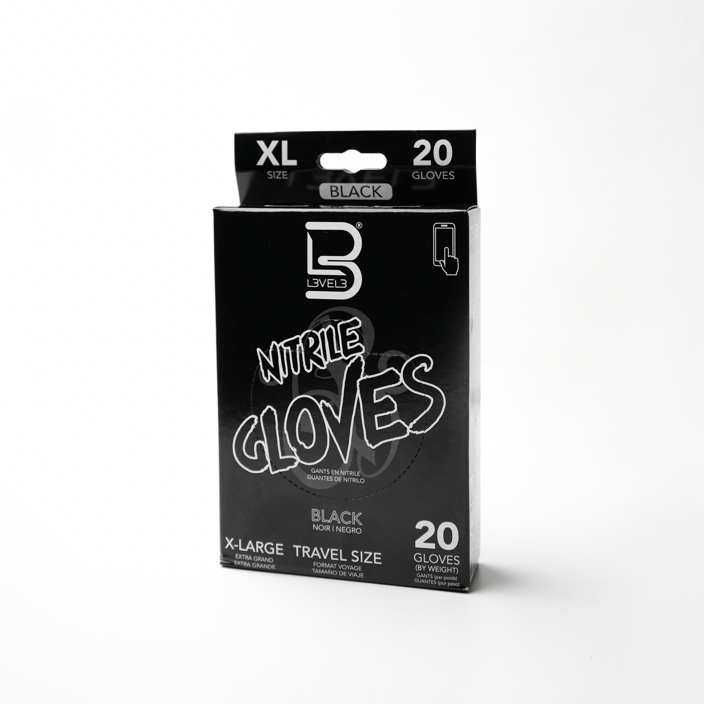 Professional Nitrile Gloves – Travel Size (20 Count)