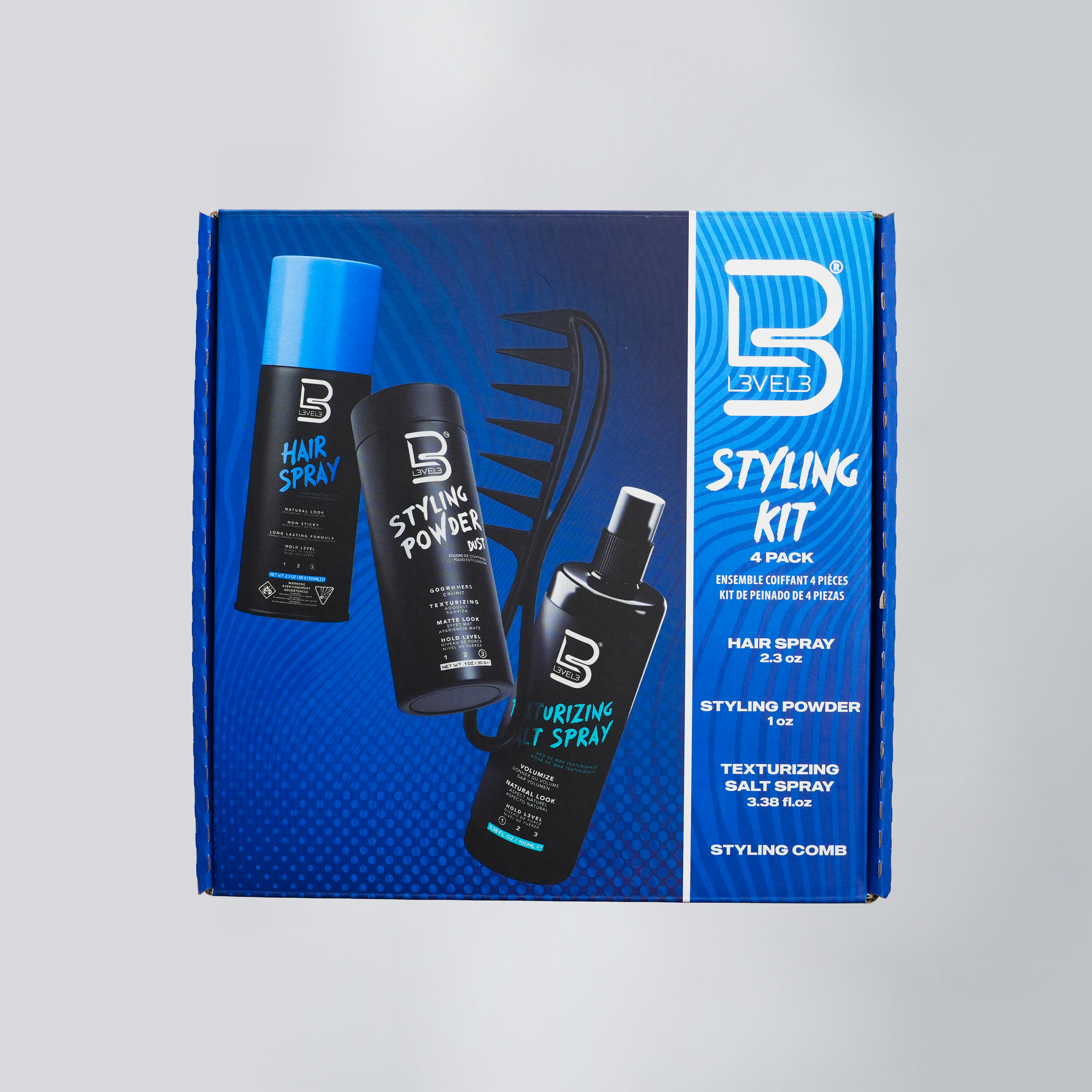 Styling Kit – Styling Powder, Salt Spray, Hair Spray & Styling