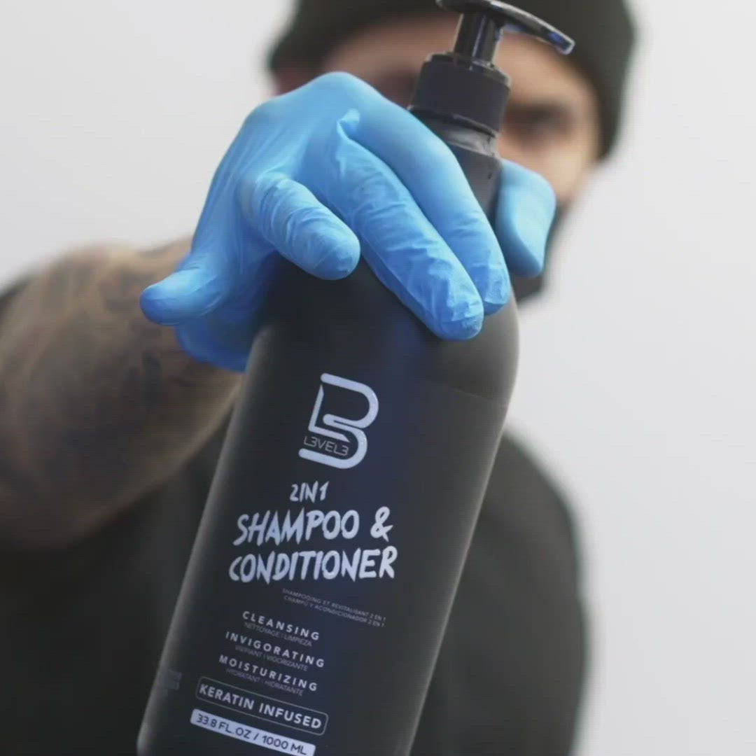 level 3 shampoo and conditioner demo