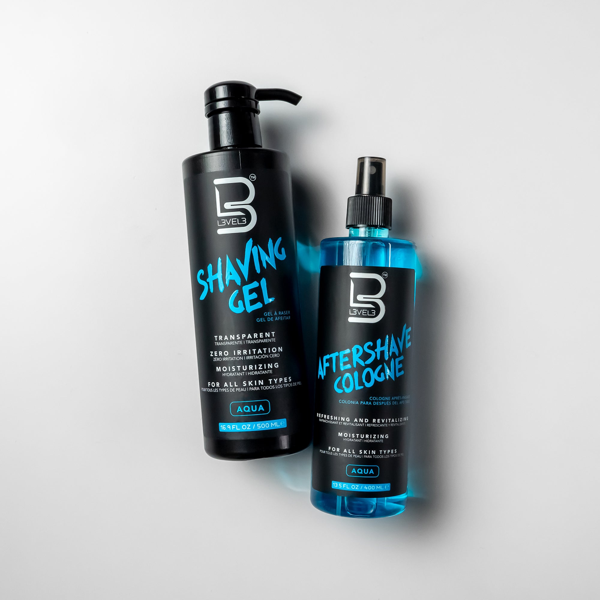 Shaving Gel & After Shave Kit, Hydrating and Refreshing