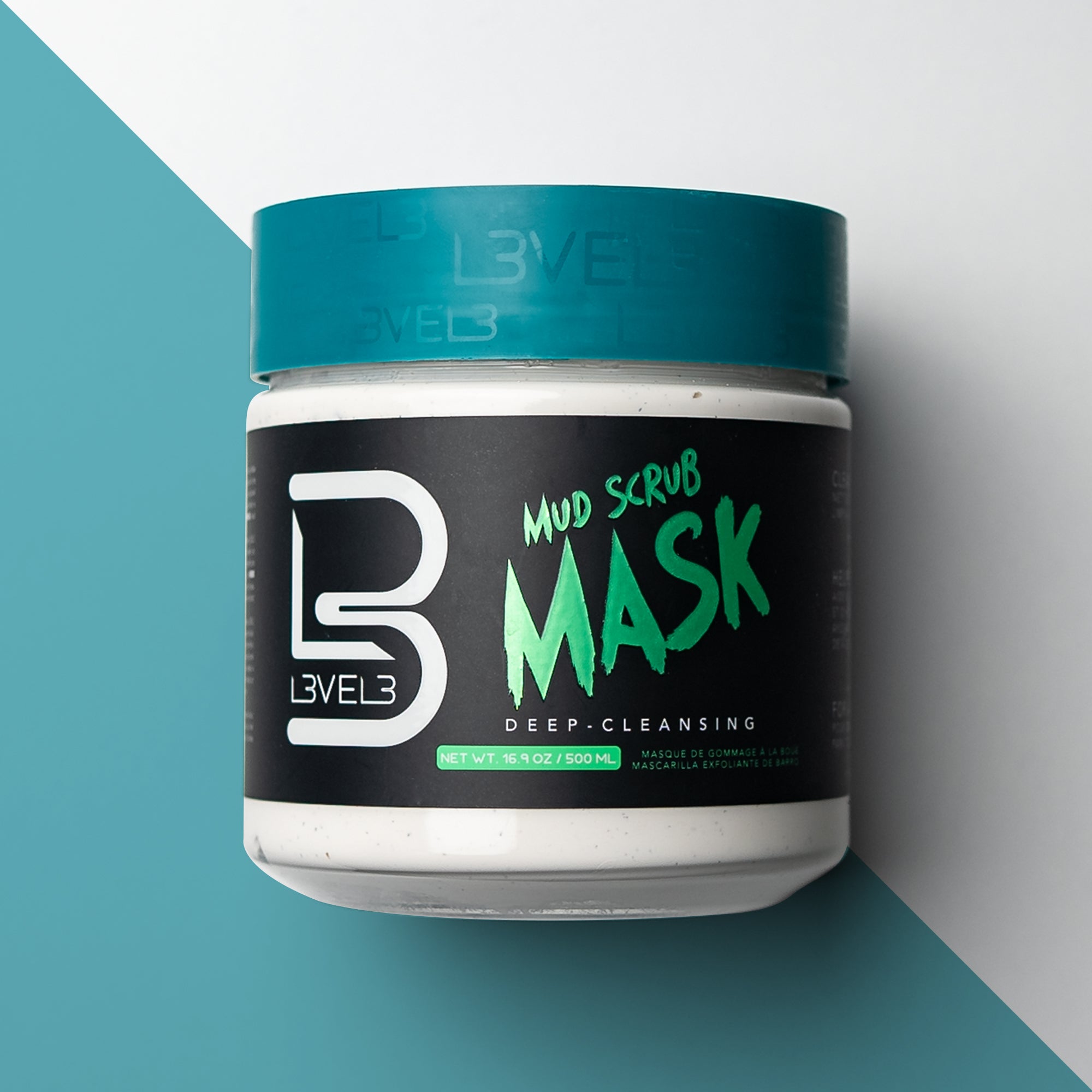 L3VEL3 mud mask scrub