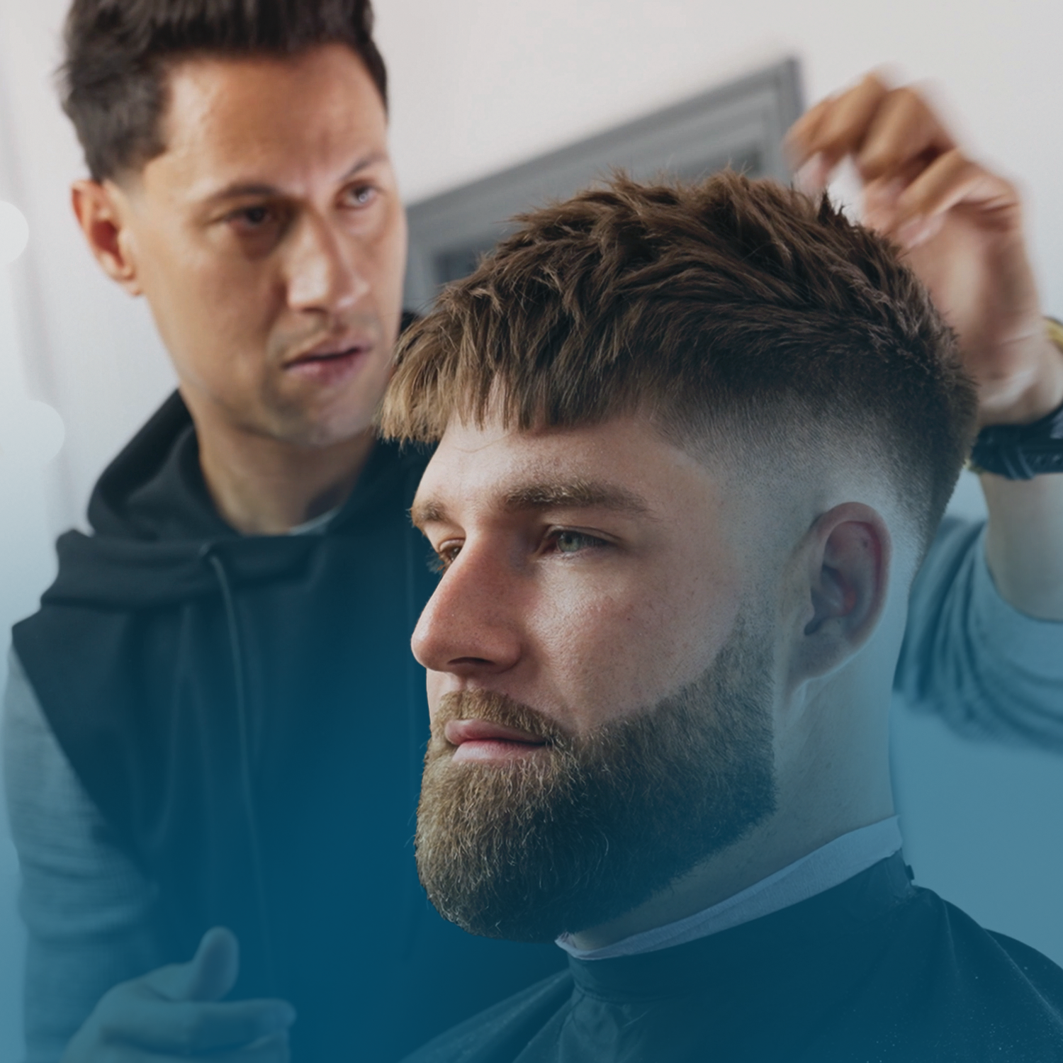 Barber Cape - LV - White Hairco Austrlaia Online