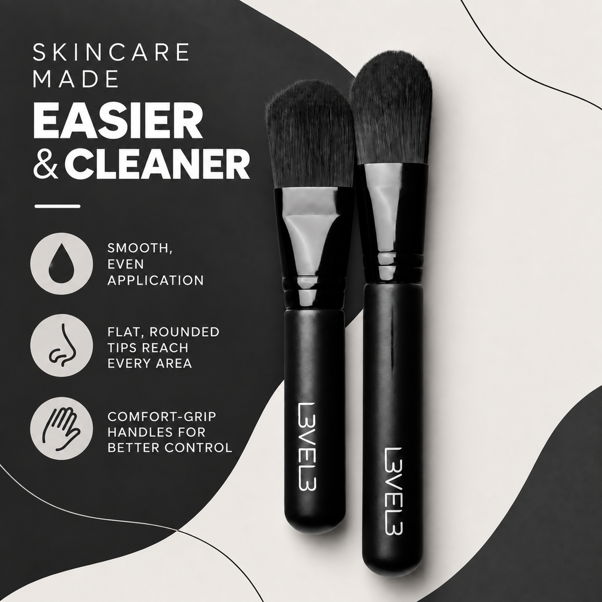 Brochas para aplicación de mascarillas faciales