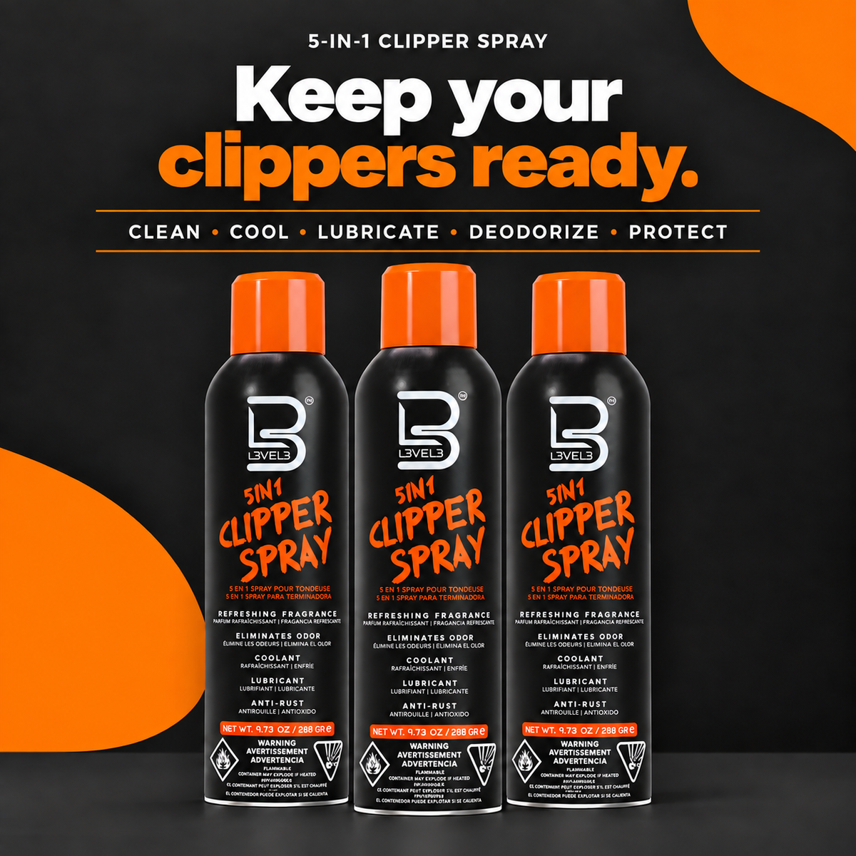 5 in 1 Clipper Spray 3 pk
