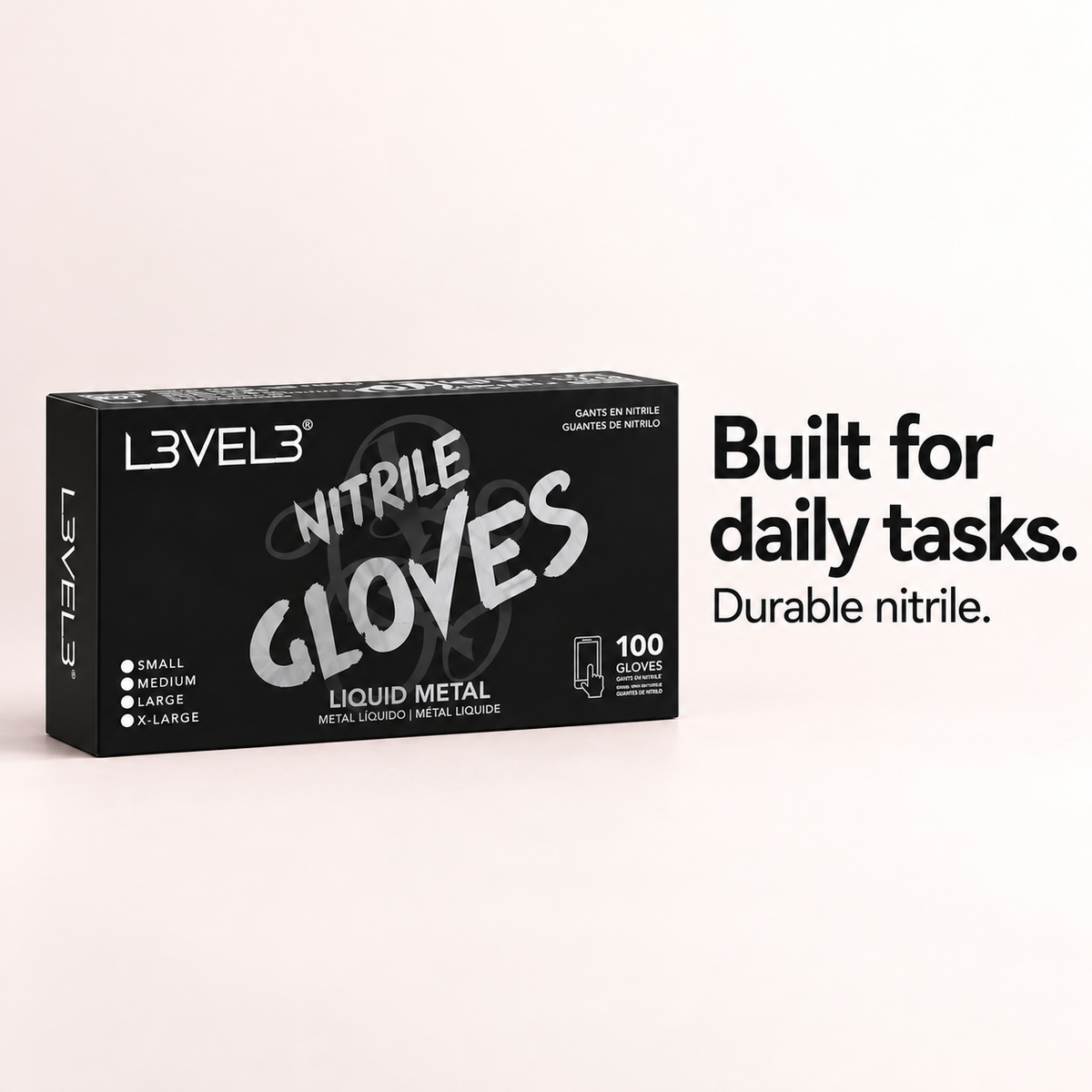Paquete de guantes de nitrilo para combinar
