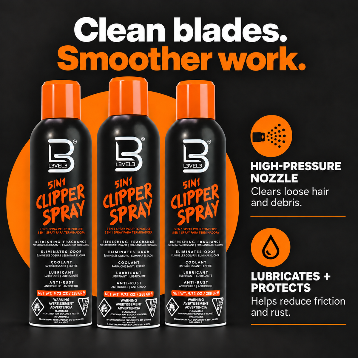 5 in 1 Clipper Spray 3 pk