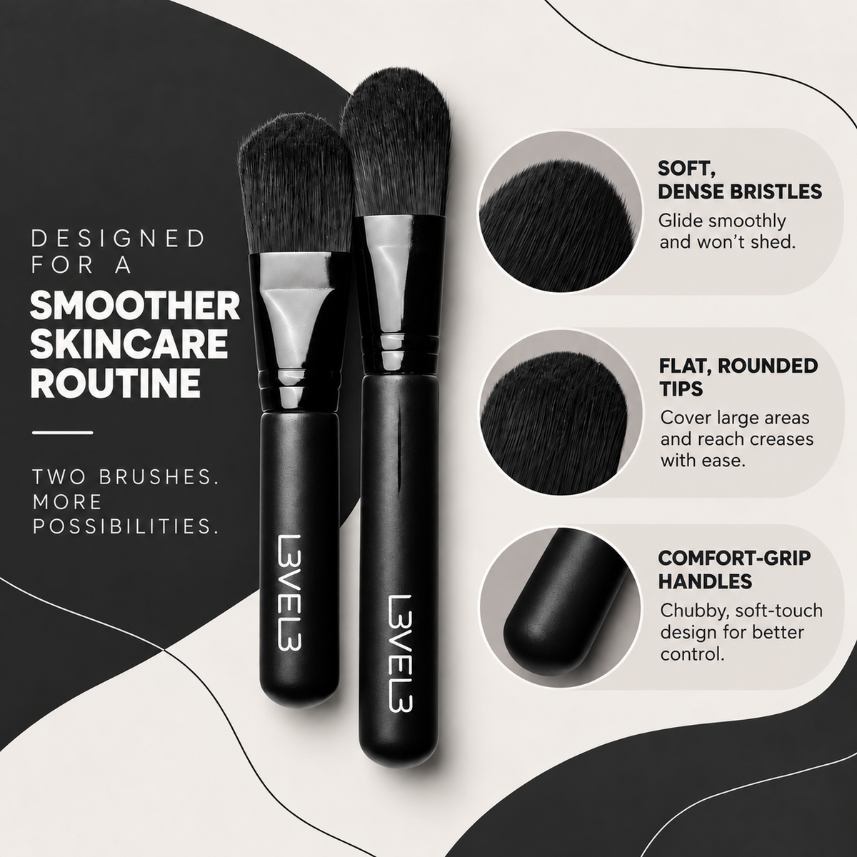 Brochas para aplicación de mascarillas faciales