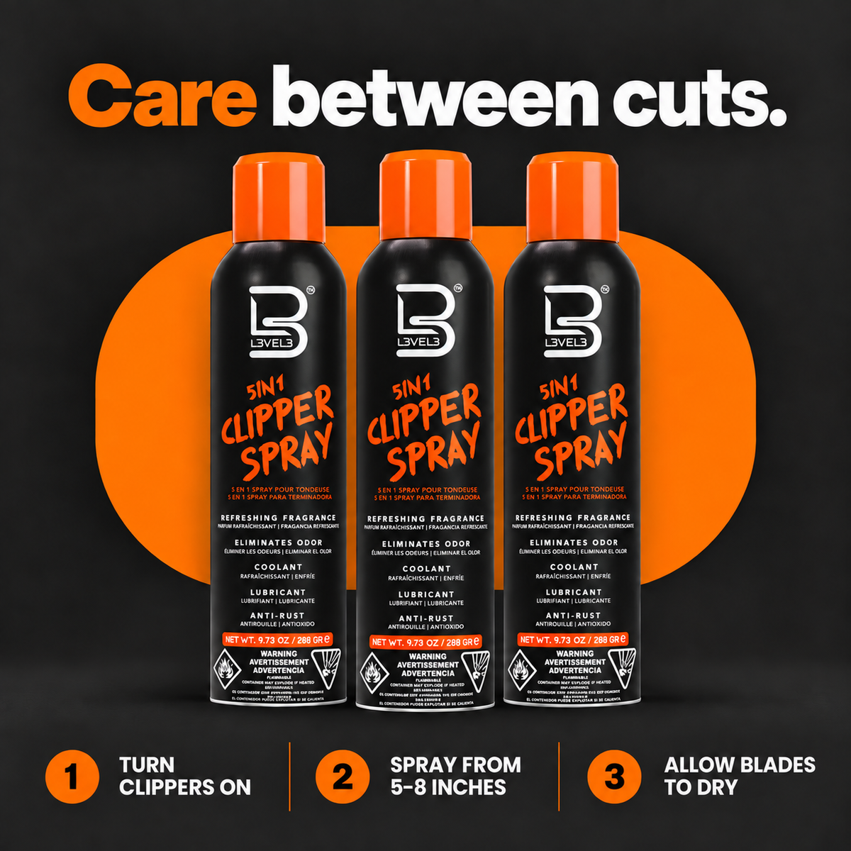 5 in 1 Clipper Spray 3 pk