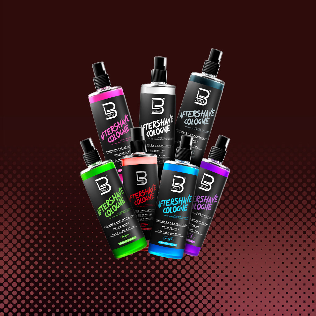 Travel size Aftershave Bundle – 7 Pack – L3VEL3