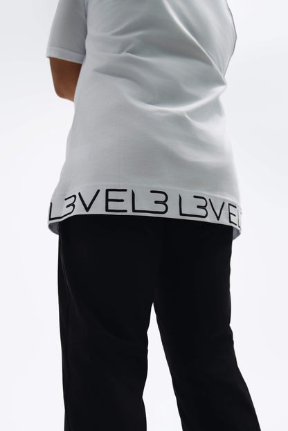 L3VEL3™ Premium Logo Strip tee