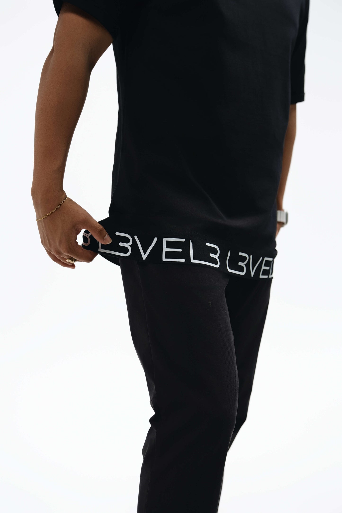 L3VEL3™ Premium Logo Strip tee