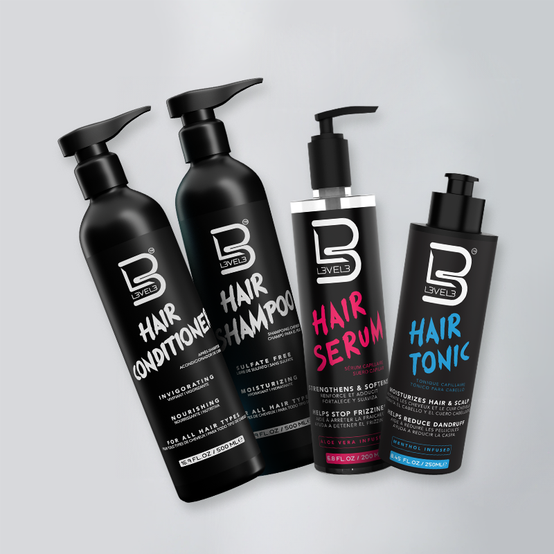 Kit para el cuidado del cabello (paquete de 4)