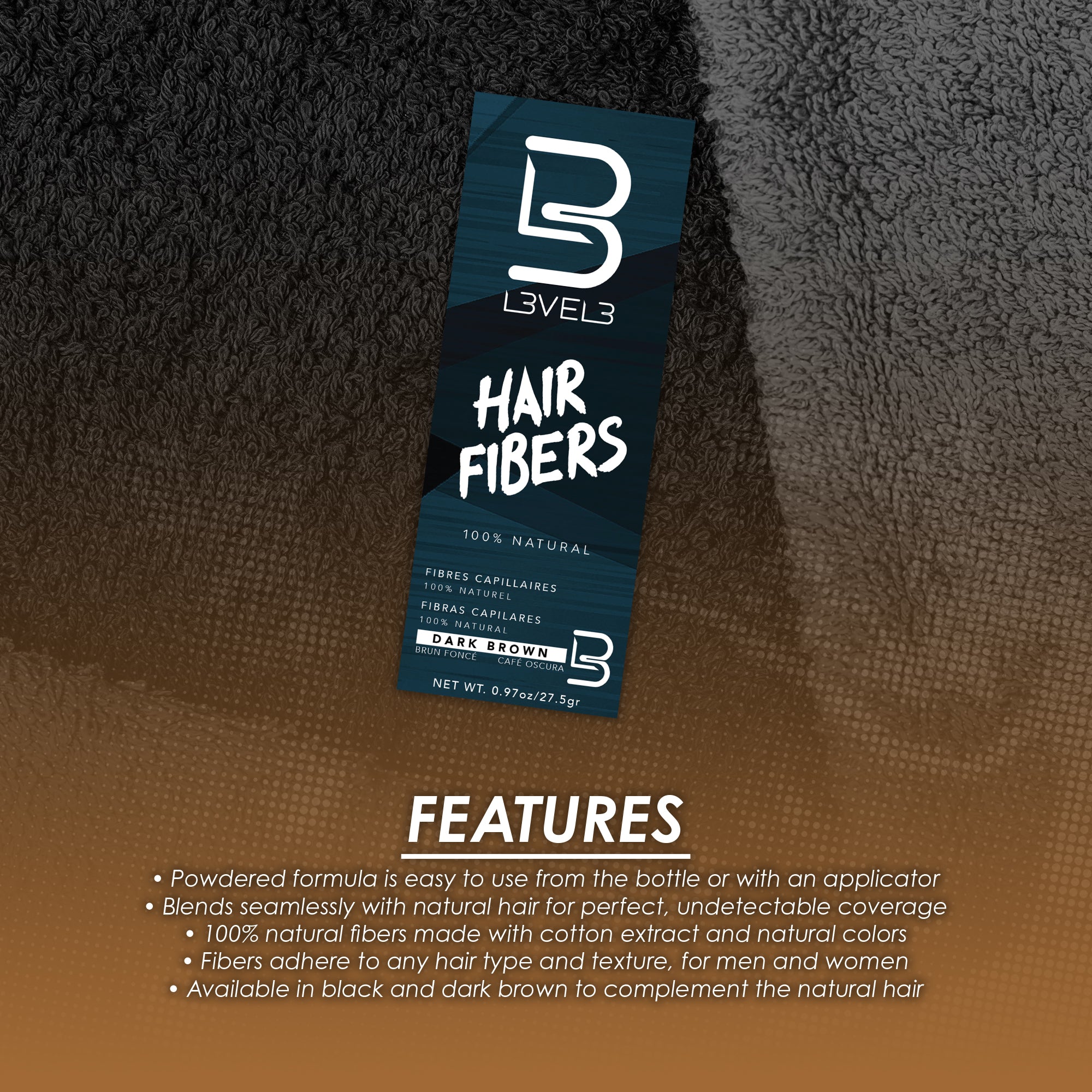 Hair Fibers | Hair Fiber For Thinning Hair | L3VEL3