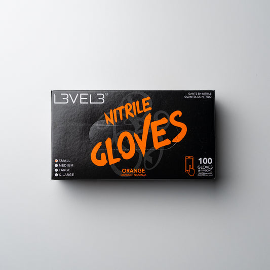 Level 3 Nitrile Gloves Orange