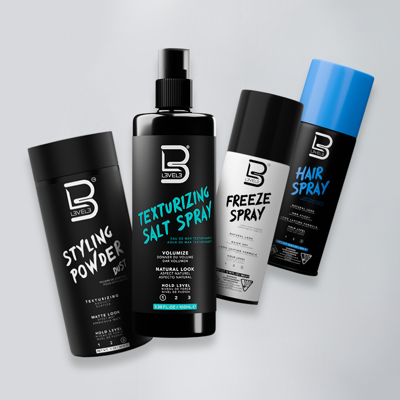 Set de viaje de estilismo, paquete de 4