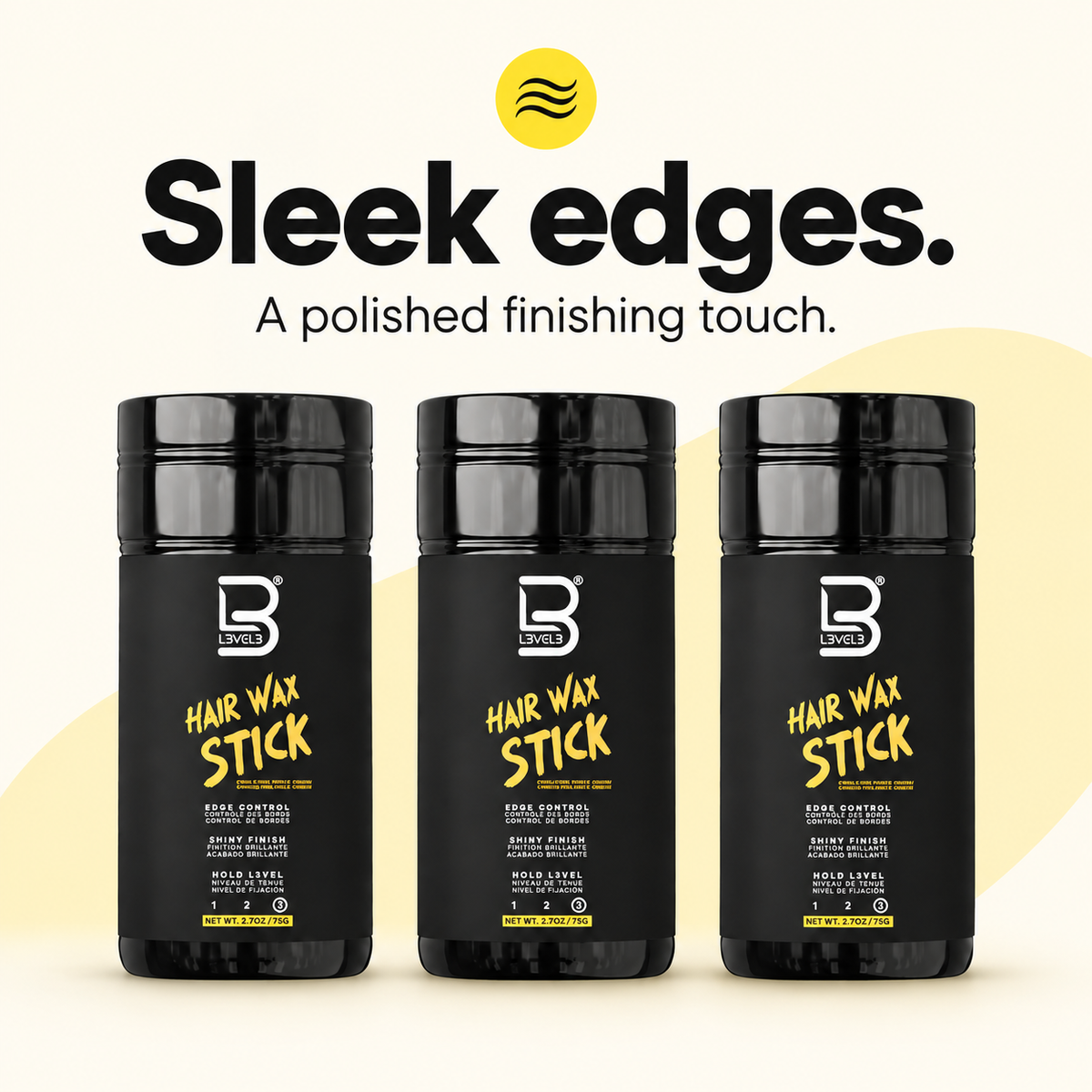 Hair Edge Wax Stick - 3 Pack – L3VEL3