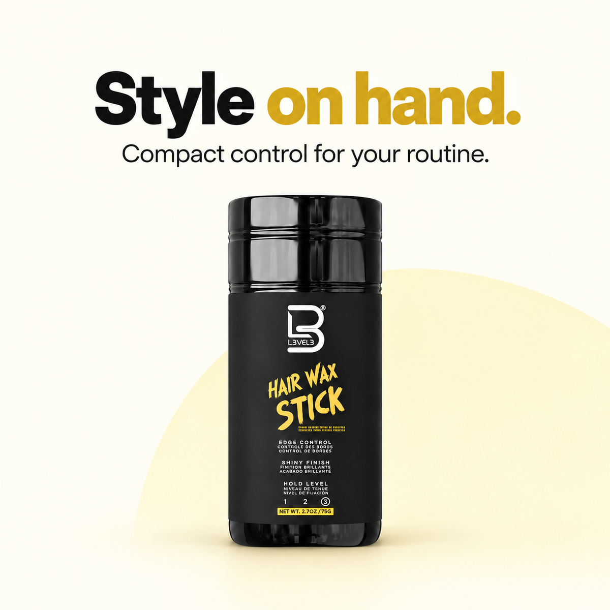 Hair Edge Wax Stick - 3 Pack