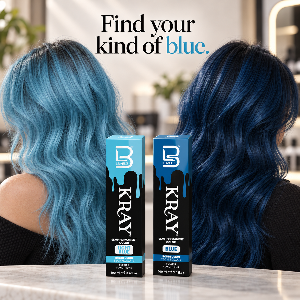 Blue Semi Permanent Color