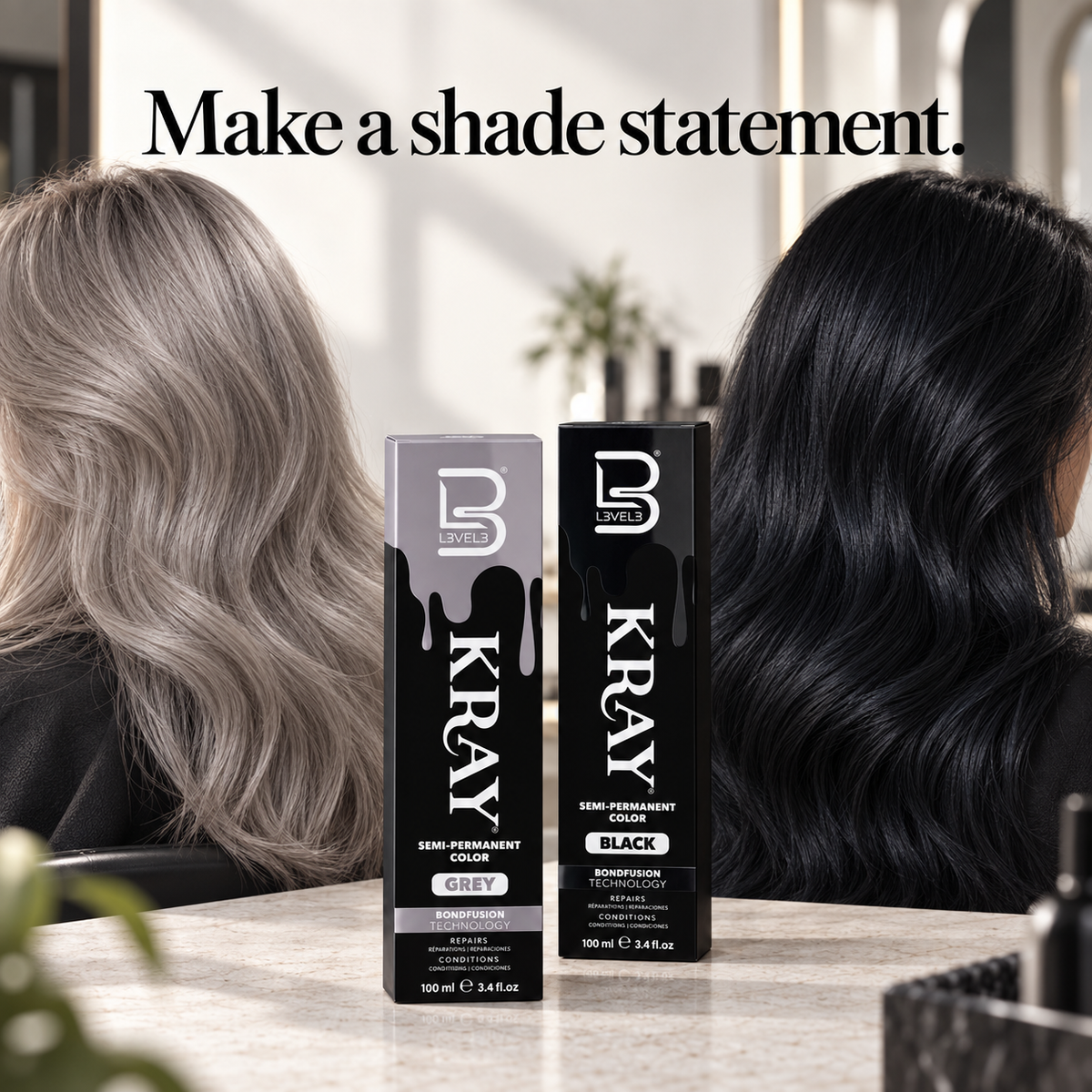 Black Semi Permanent Color