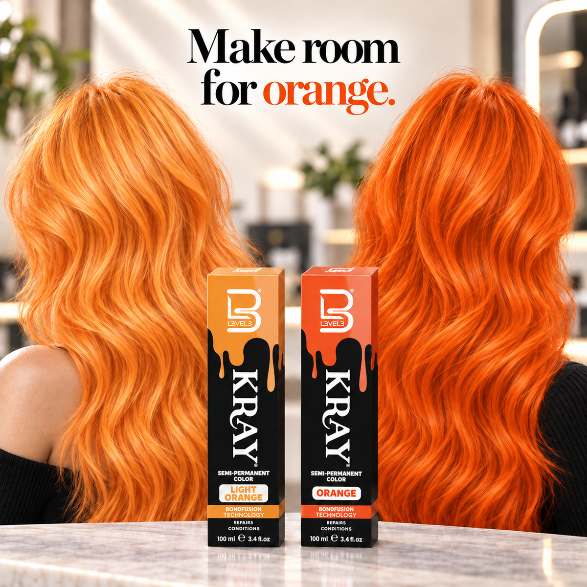 Orange Semi Permanent Color