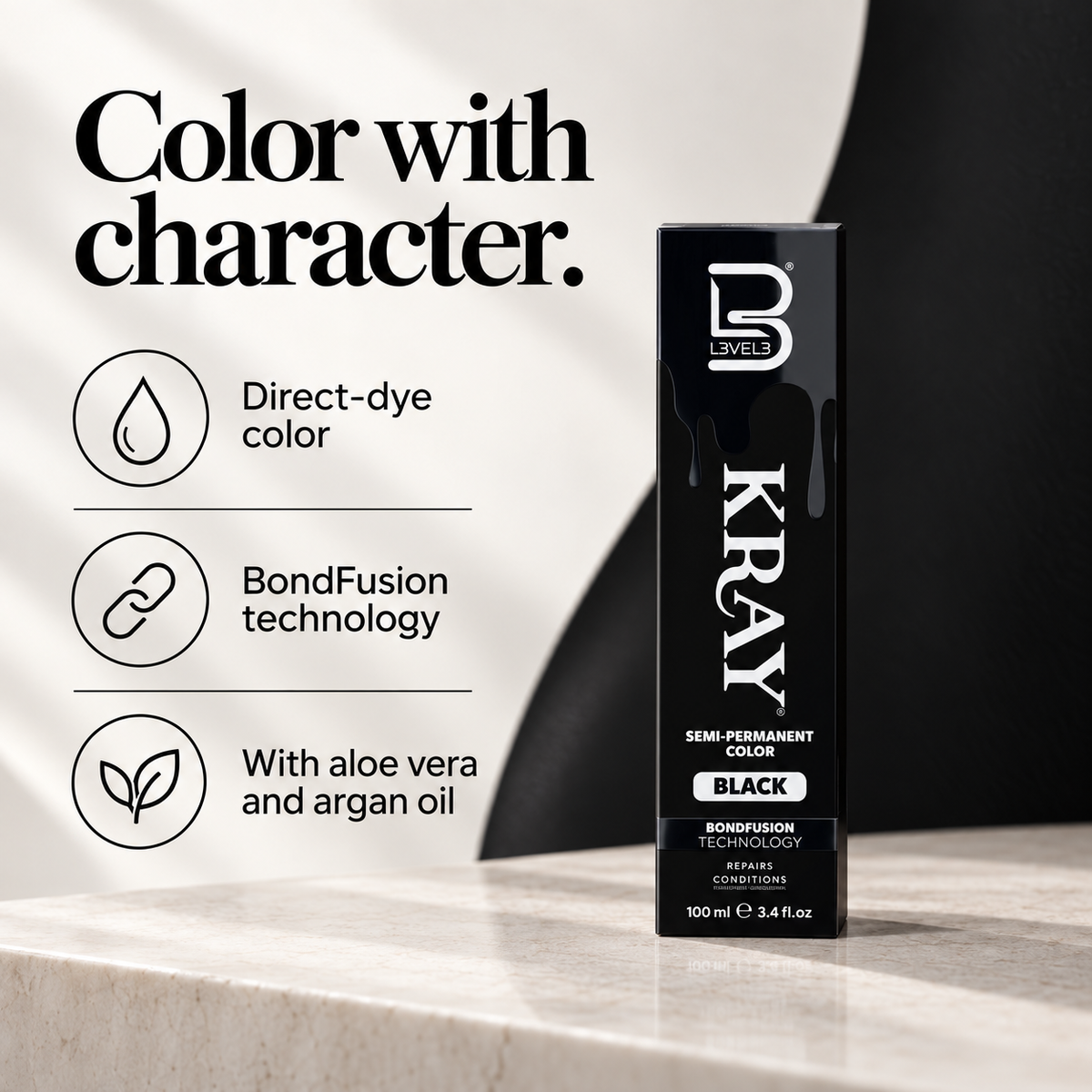 Black Semi Permanent Color