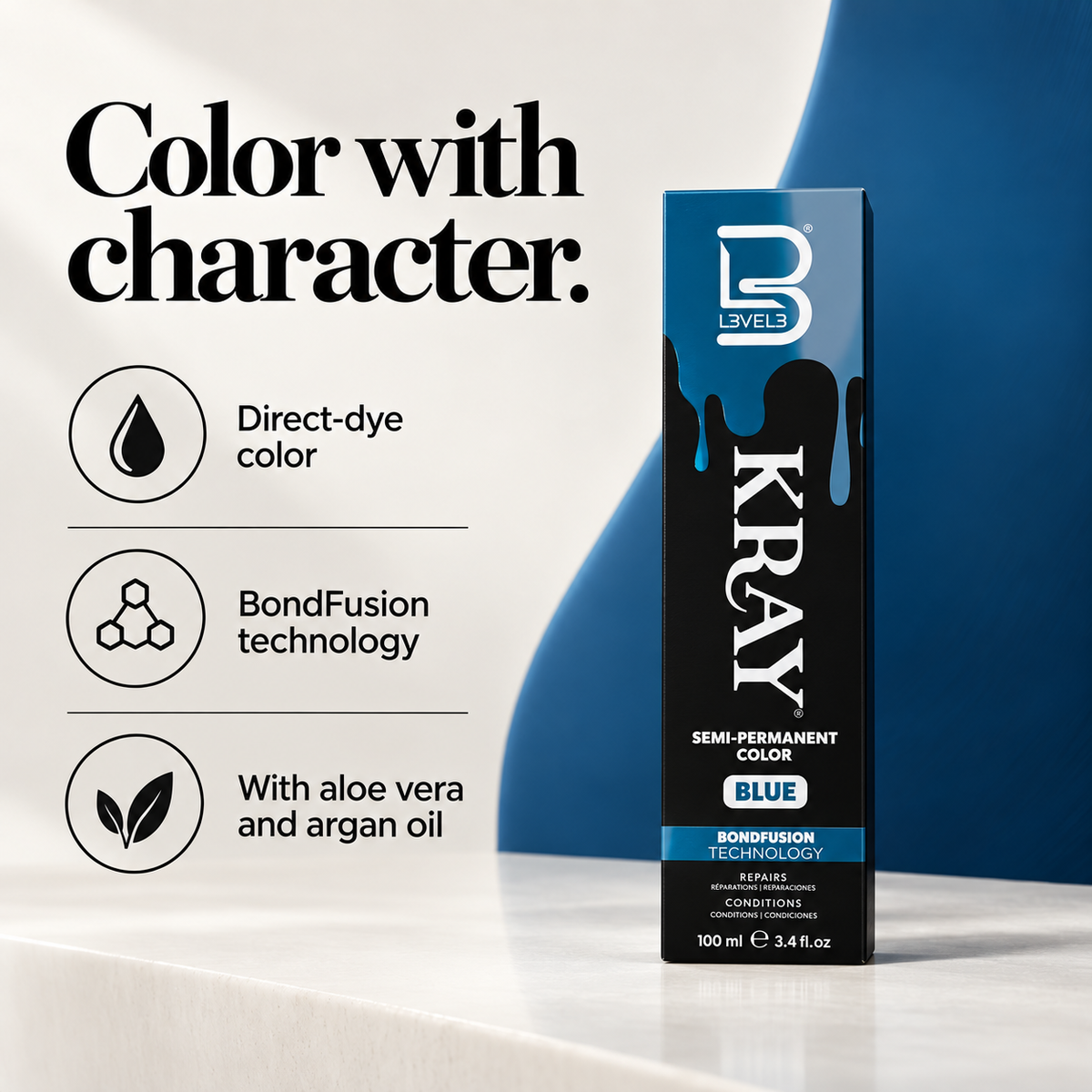 Blue Semi Permanent Color