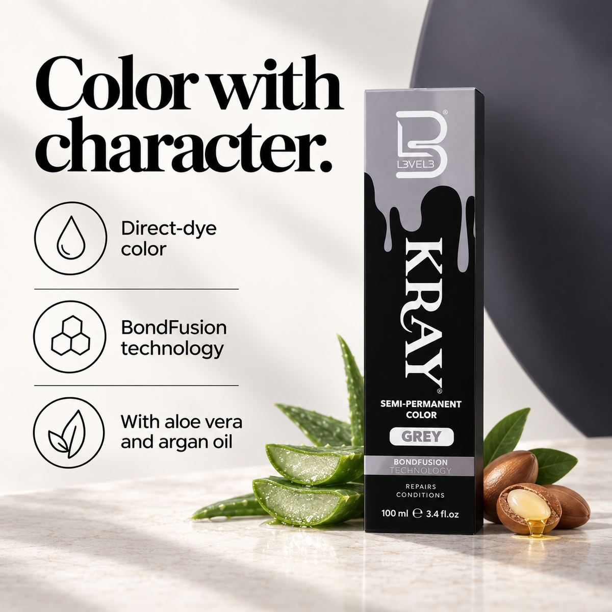 Grey Semi Permanent Color