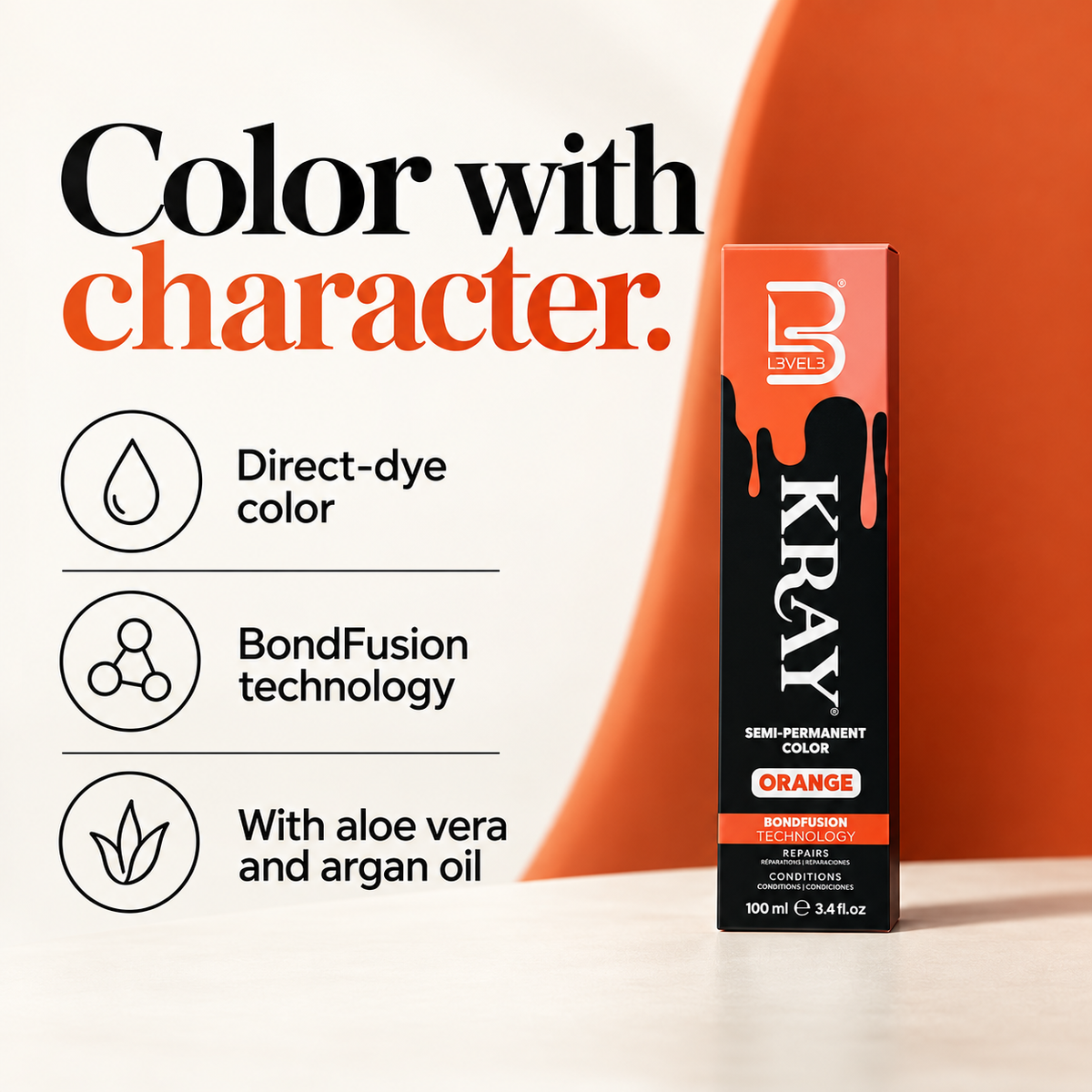 Orange Semi Permanent Color
