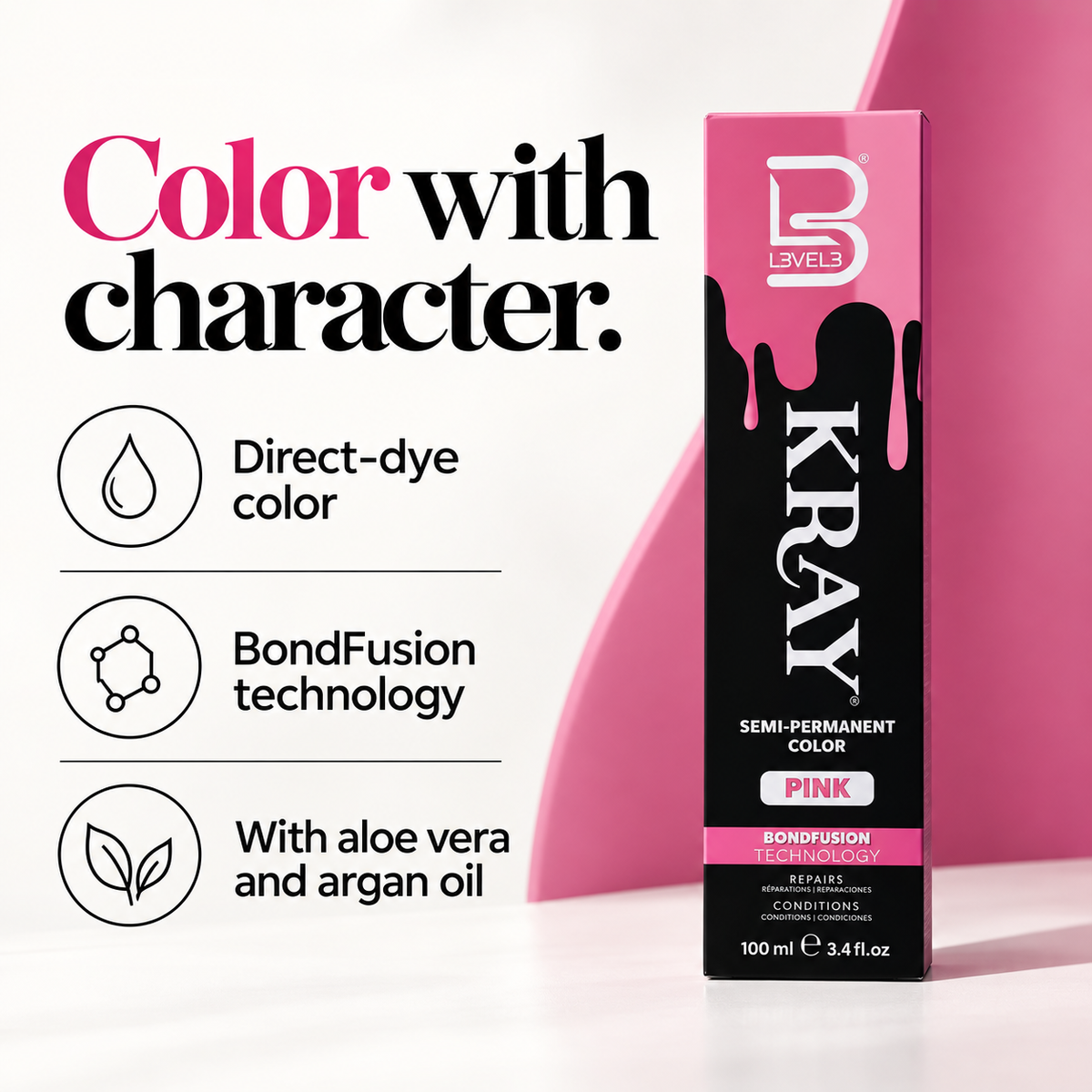Pink Semi Permanent Color