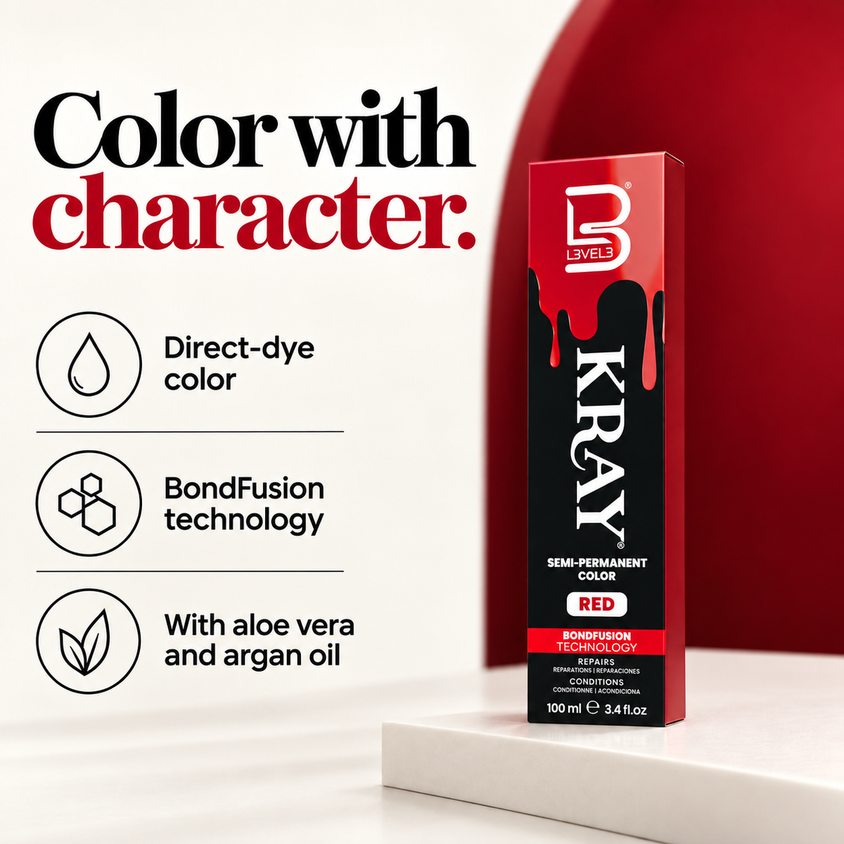 Red Semi Permanent Color