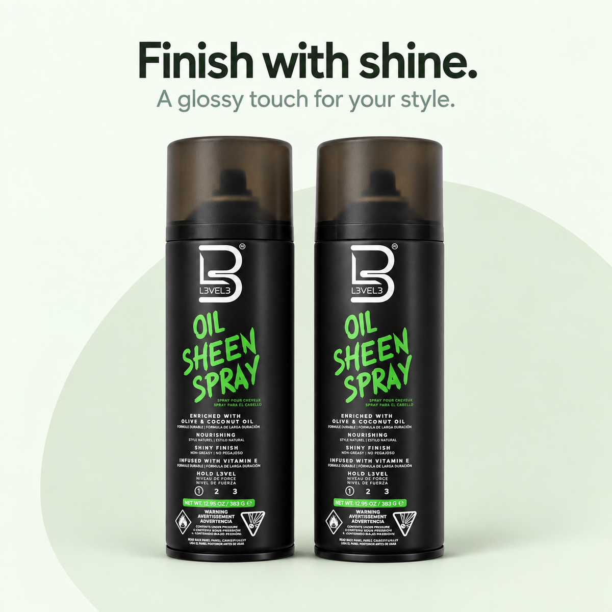 Spray de brillo de aceite - paquete de 2