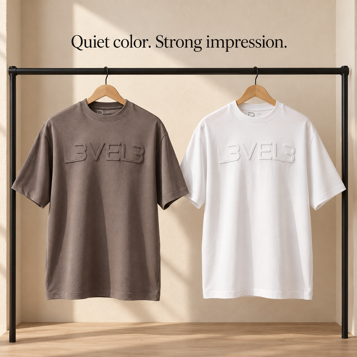 L3VEL3™ OVERSIZED Front Logo Tee