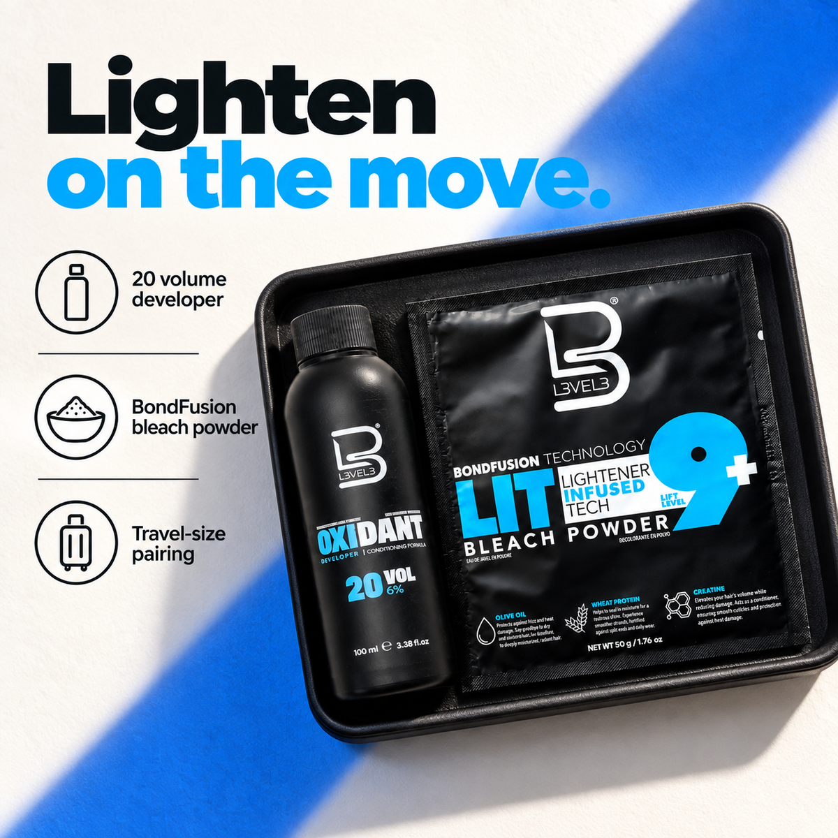 OXI 20 & Bleach Powder Travel Kit