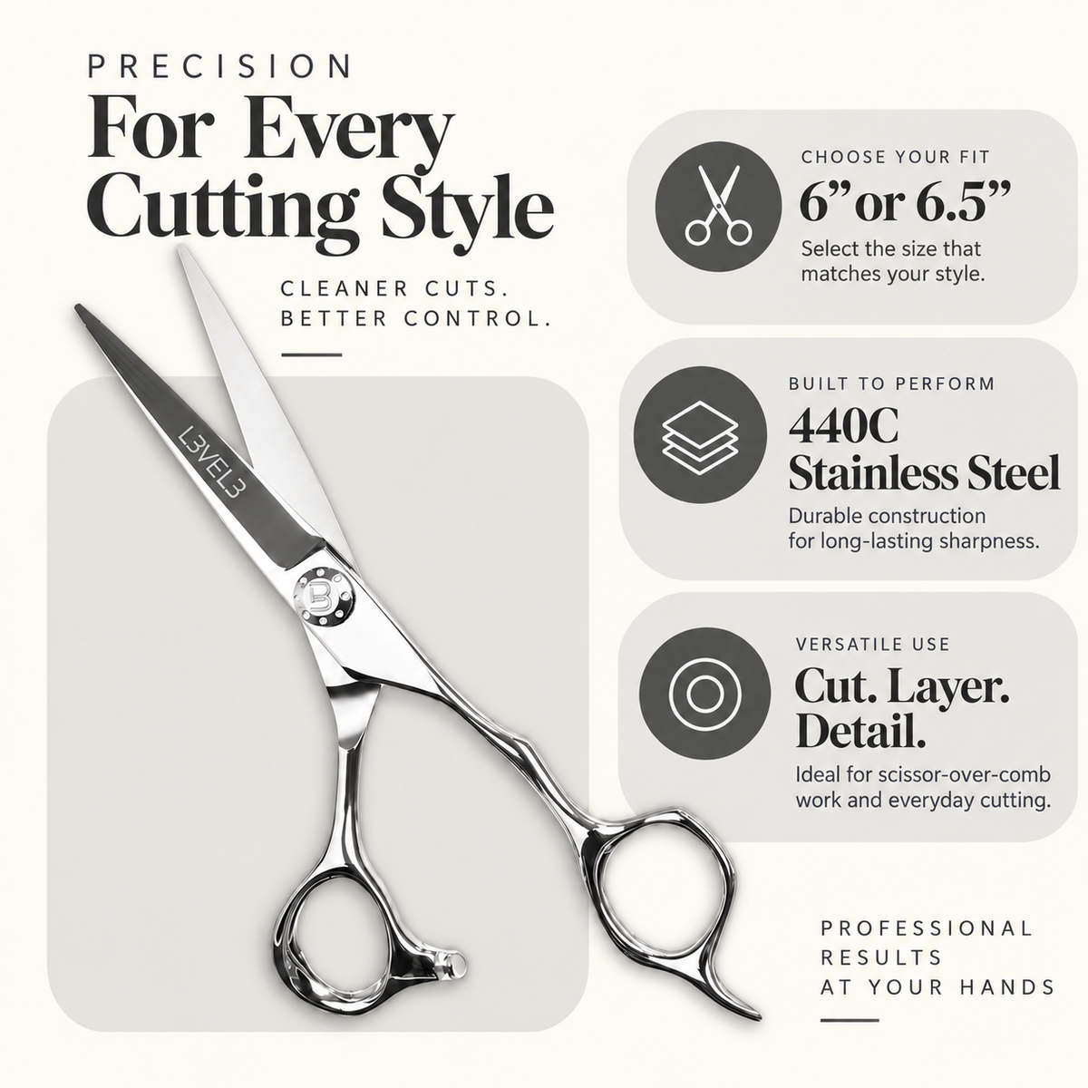 Professional Hair Cutting Shears