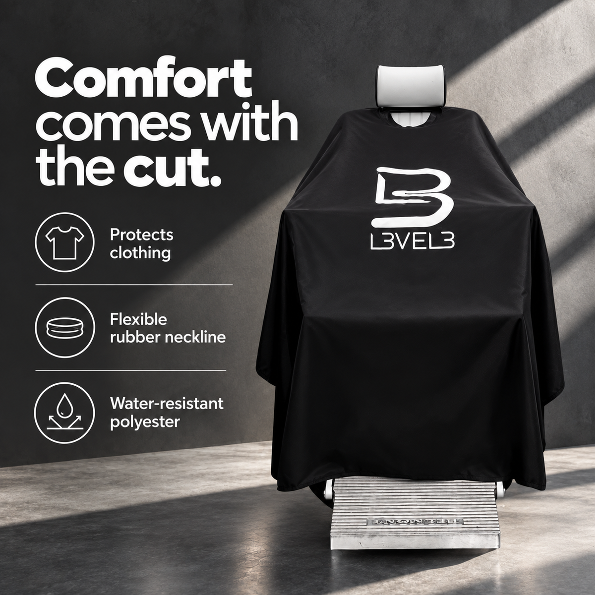 Professional Rubber Neck Cutting Cape