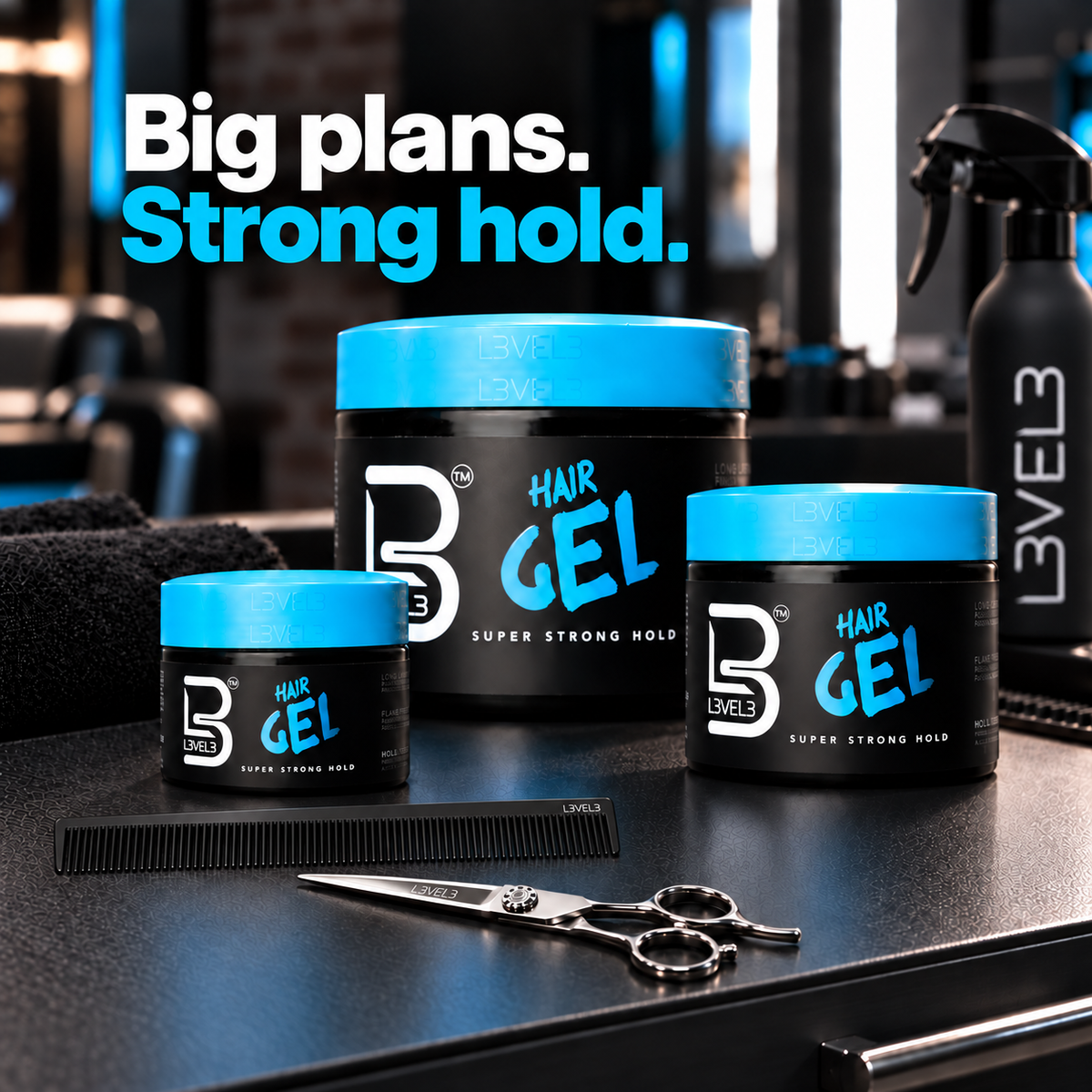 Strong Hair Styling Gel