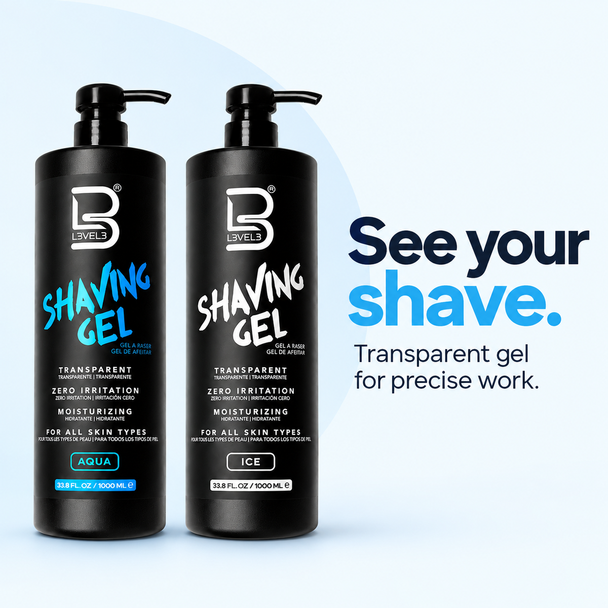 Transparent Shaving Gel Mix & Match Bundle