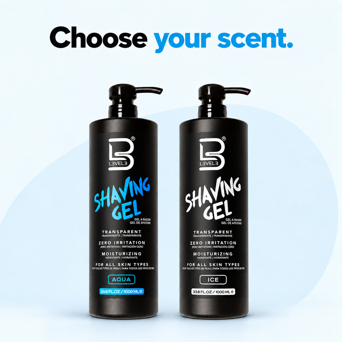 Transparent Shaving Gel Mix & Match Bundle