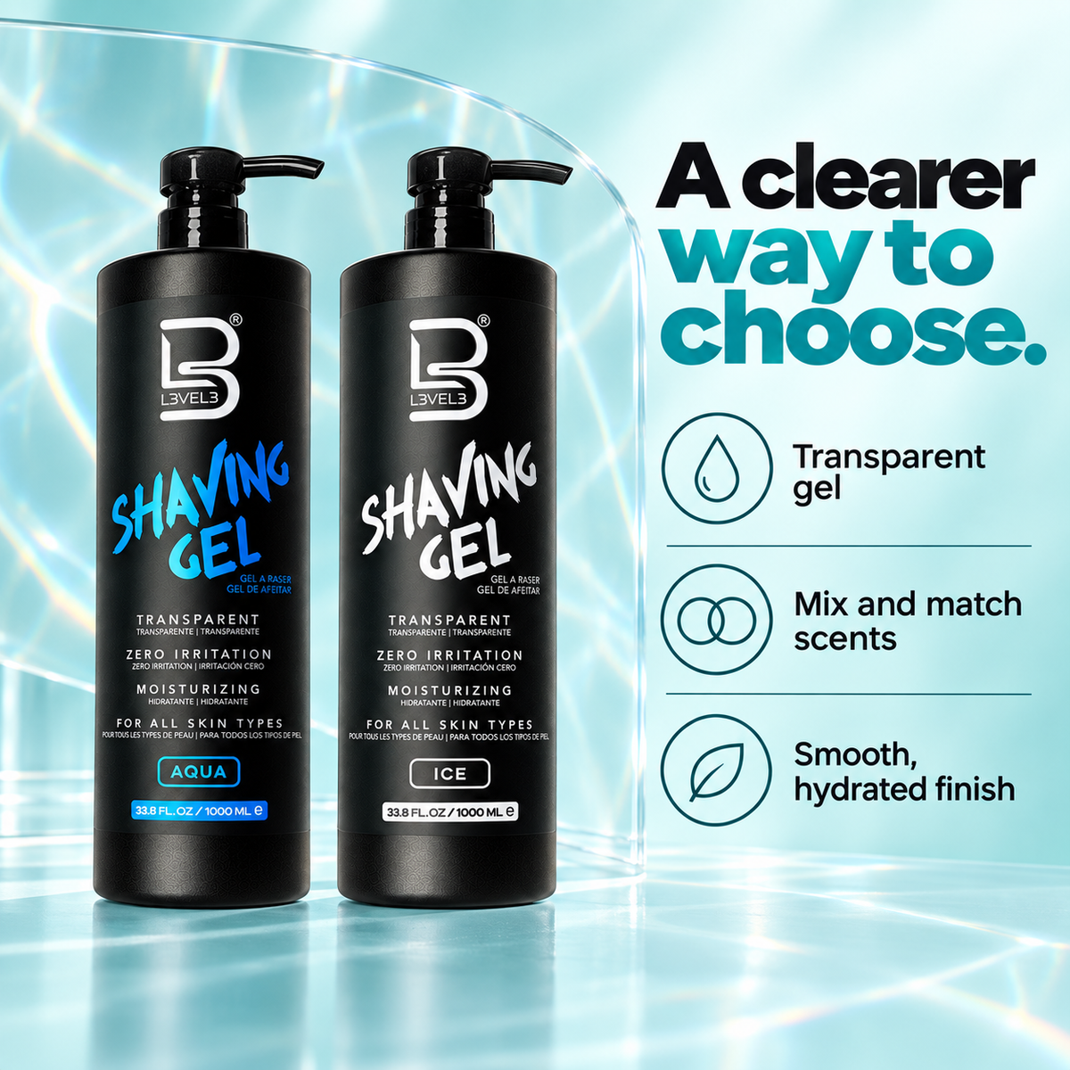 Transparent Shaving Gel Mix & Match Bundle
