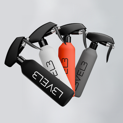 Rubberized Spray Bottles 4-Pack