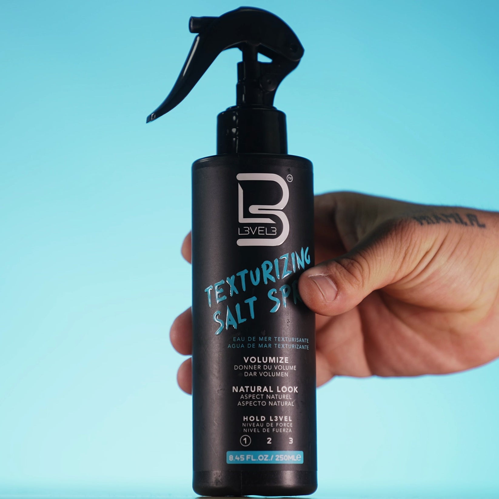 Texturizing Salt Spray | Volumized Beach Waves Salt Spray – L3VEL3