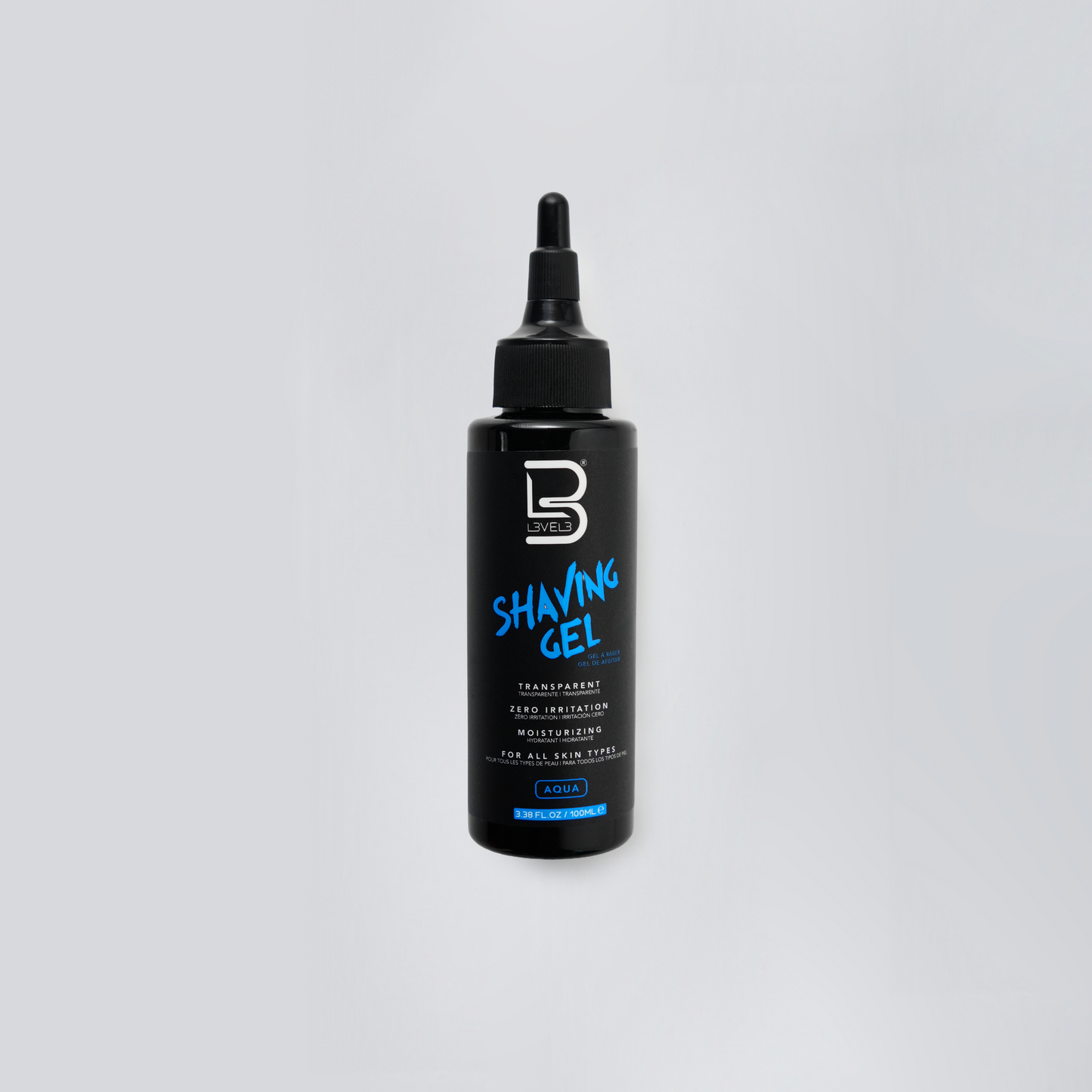 Gel de afeitar transparente